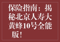 保险指南：揭秘北京人寿大黄蜂10号全能版！🌟👍✨